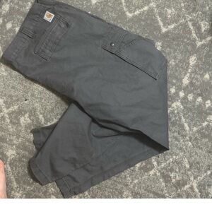 Carhartt Men's Size 44 x 32 Charcoal Cargo Pants